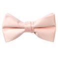 thumbnail image 2 of Spring Notion Boys' Pre-Tied Banded Satin Bow Tie Large Blush Pink, 2 of 4