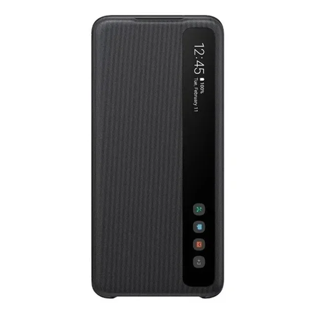 Cubierta Smart Clear View para Galaxy S20 Negro Samsung EF-ZG980CBEGMX