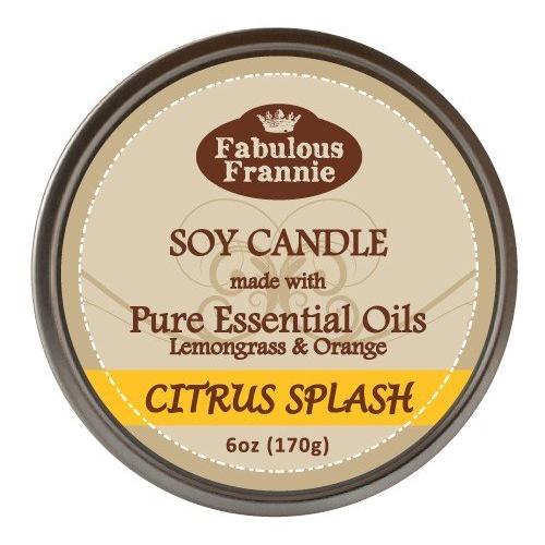 Frankincense 6oz All Natural Soy Candle Pure Essential Oils Fabulous Frannie