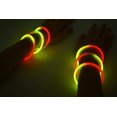 thumbnail image 6 of DirectGlow 200ct Bicolor Red/Yellow Glow Stick Bracelets Glow in The Dark Party Favors, 6 of 8