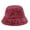 Red #1, variant on Kixjoy Women Plush Fluffy Bucket Hat – Warm Lining Winter Faux Fur Cozy Wide Brim Winter Cap,Light Purple