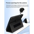 thumbnail image 6 of PU Leather Folio Case for Teclast T65 13.4" Tablet, Multi-Angle Folding Stand Protective Cover,Black, 6 of 7
