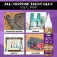 thumbnail image 4 of Colle Aleene’s Original Tacky Mini – Colle Tout Usage, Séchage Rapide 45 Min, Transparente, Non-Toxique, Forte, 0,66 fl oz, 4 of 8