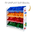thumbnail image 4 of UNiPLAY Toy Organizer With 12 Removable Storage Bins, Multi-Bin Organizer for Books, Building Blocks, School Materials, Toys with Baseplate Board Frame (Primary), 4 of 7