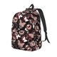 thumbnail image 1 of Disketp Butterfly print Canvas Backpack Lightweight Travel Daypack Student Rucksack Laptop Backpack-Small, 1 of 5