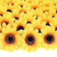 thumbnail image 1 of Girasoles artificiales KAIYANG 100 piezas 2,8' amarillos a granel, 1 of 4