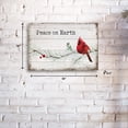 thumbnail image 4 of LifeSong Milestones "Peace On Earth" Wood Cardinal Christmas Wall Art Decor for Home, 4 of 7