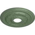 thumbnail image 3 of Ekena Millwork 15 3/4"OD x 3 1/4"ID x 1"P Galway Ceiling Medallion (Fits Canopies up to 3 1/4"), Hand-Painted Athenian Green, 3 of 6