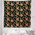 thumbnail image 1 of Fruits Tapestry, Hand Drawn Detailed Illustration of Branches of Apple Trees with, Fabric Wall Hanging Decor for Bedroom Living Room Dorm, 5 Sizes, Fern Green Red Black, by Ambesonne, 1 of 1