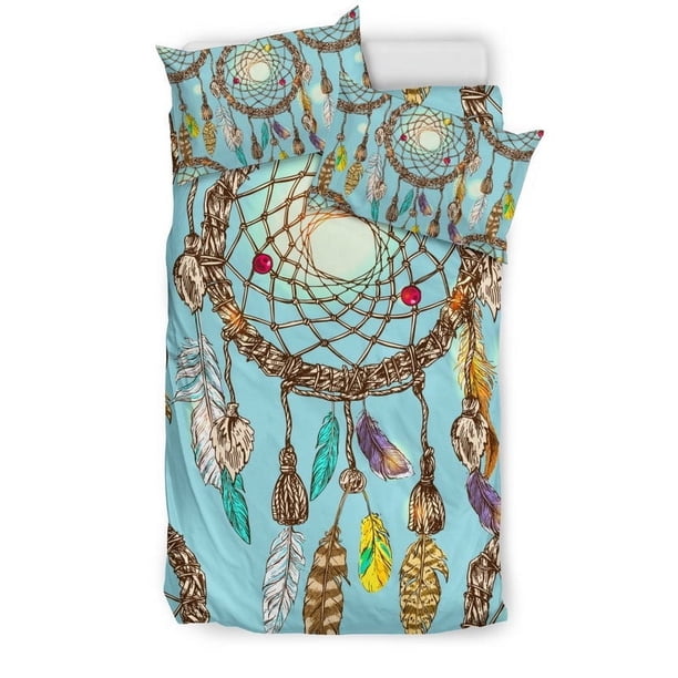 Juego de cama atrapasueños azul
