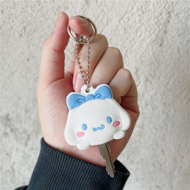 Sanrio-llavero colgante de Hello Kitty para bolso, muñeco de peluche de Hello Kitty, Kuromi, My Melody, Cinnamoroll, juguete suave Fivean unisex
