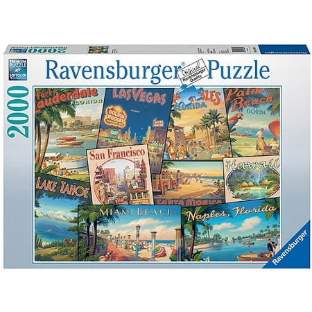 Ravensburger Vintage Vacations Puzzle, 2 - Walmart.com