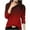 Wine, variant on GigrtiJin Womens Fall Gradient Tops Long Sleeved Round Neck Casual Loose T-Shirt Fashion Comfy Pullover Blouse