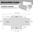 thumbnail image 5 of Sanmadrola 100% Waterproof Sofa Anti Slip Couch Covers Machine Washable Furniture Covers Leakproof Sofa Slipcover for Dogs, Children, Pets, Khaki, Loveseat Oversize, 5 of 9