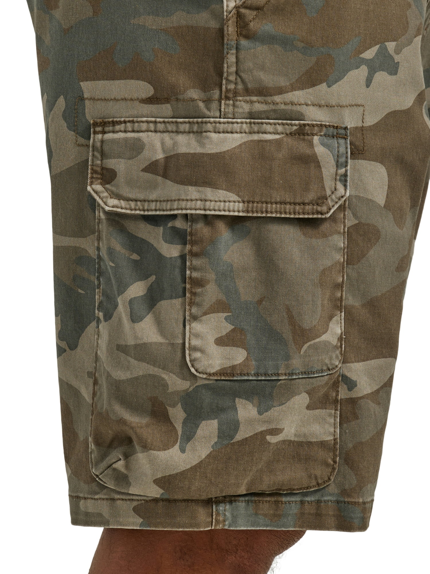 Wrangler Men's and Big Men's Multi-Pocket Cargo Short with Stretch, Sizes 30-50
