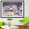 thumbnail image 4 of 5D DIY Diamantes Pintura Creative Snowhouse Paisaje Imagen Crystal Home Decor Hugtrwg Para estrenar, 4 of 9