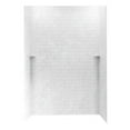 thumbnail image 3 of swan solid surface 96'' x 62'' x 36'' three panel shower wall, 3 of 7