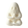 thumbnail image 2 of Halloween Ghost Scented Candle, Ghost Halloween Decor, Soy Candle, Ghost Candle, 2.5X3 Inch Seated Yoga Ghost Design Soy Wax Candle, Whimsical White Ghost Decor Piece for Entryway, 2 of 8