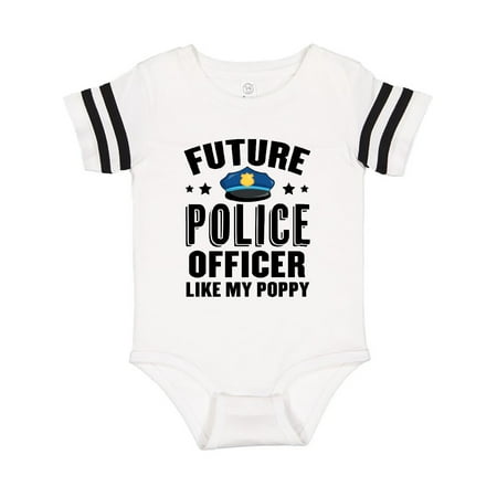 

Inktastic Future Police Officer Like My Poppy Gift Baby Boy or Baby Girl Bodysuit