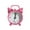 Pink, variant on Skegnu Loud Alarm Clock Cute Mini Metal Small Alarm Clock Electronic Small Alarm Clock Alarm Clocks for bedrooms