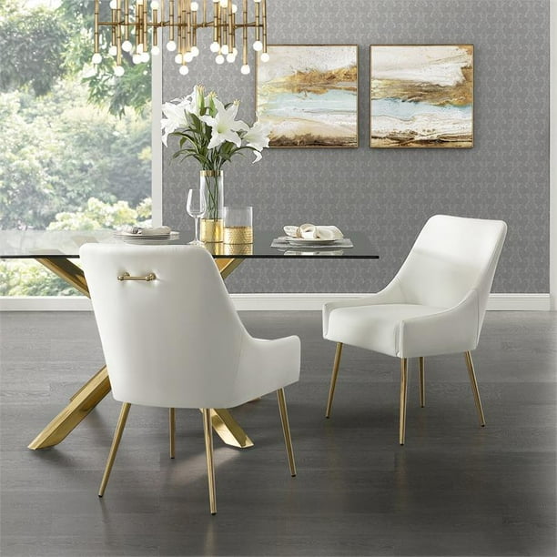images White Dining Chairs Set Of 2 Walmart walmart com