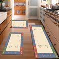 thumbnail image 2 of Kitchen Rugs Sets of 3 Non Slip Washable Kitchen Mats for Floor, Kitchen Runner Rug, Floor Mat Carpet for Entryway, Laundry, Sink, 2 of 12