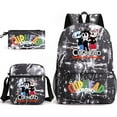thumbnail image 4 of Cuphead Anime Backpacks Sets, Cartoon Laptop Backpack with Lunch Bag and Pencil Case Daypack 3D Printed 1/3 Piece Set for Mens/Womens, 4 of 10