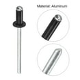 thumbnail image 4 of Unique Bargains Rivets Aveugles Tête Ronde Plate en Aluminium de 3,2 Mm x 7 Mm, Noir 100 Pièces, 4 of 5
