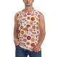 thumbnail image 1 of Fotbe Fall 70s Groovy Hippie Men's Camiseta sin Mangas Estampada para Hombres, Playera Casual para Gimnasio, Entrenamiento, Playa-3X-Large, 1 of 7