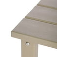thumbnail image 6 of WestinTrends Malibu Kids Outdoor Patio Furniture HDPE Adirondack Square Side Table, Weathered Wood, 6 of 15