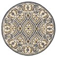 thumbnail image 1 of LR Resources DAZZL54066GRY60RD 6 ft. Dazzle Round Area Rug, Gray, 1 of 1