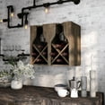 thumbnail image 6 of Aniya 8-Bottle Wood Wine Rack, Reclaimed Oak, 6 of 9
