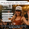 thumbnail image 2 of Howdy Backwards Hat, Funny Reversed Letter Trucker Cap, Western Aesthetic Snapback for Women and Men, Trendy Embroidered Statement Hat, 2 of 5