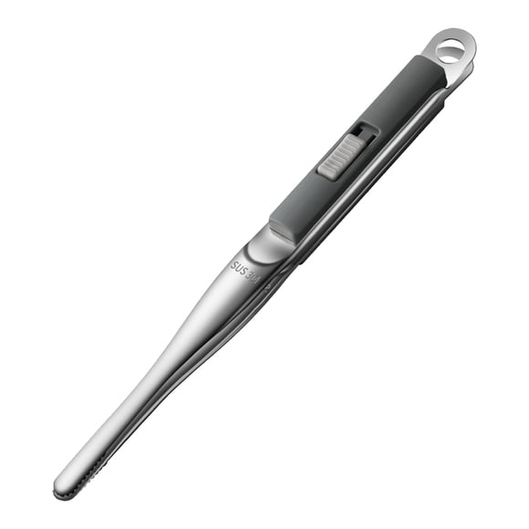 Inteprter Pinza para alimentos, pinza para postres, pinzas para barbacoa, pan frito, utensilio de cocina, pinzas universales antideslizantes para Type2 NO2