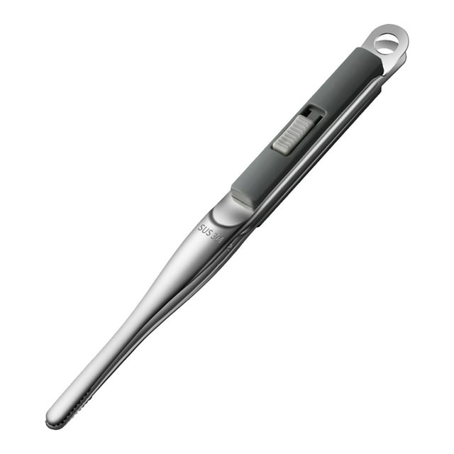 Advancent Pinza para alimentos, pinza para postres, pinzas para barbacoa, pan frito, utensilio de cocina, pinzas universales antideslizantes para Type2 NO2