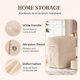 thumbnail image 4 of Portable Large Capacity Storage Bag with Zipper, Self Compression Bag for Travel, Clothes, Bedding Seasonal Duvet Organizer, 4 of 5