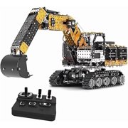 DIY Metal Model Kits, 2.4G 12CH Simulation RC Excavator Construction Vehicle Assembly Toy （2544Pcs）