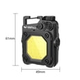 thumbnail image 3 of Linterna LED COB Ndcxsfigh llavero doble fuente de luz negro, 3 of 3