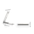 thumbnail image 2 of Langgg Tablet Phone Holder Foldable Aluminium Alloy Cell Phone Stand Adhesive L-shape Desktop Stand, 2 of 9