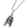thumbnail image 2 of Star Wars Women's 925 Sterling Silver R2-D2 Pendant, 18" Chain, 2 of 2