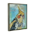 thumbnail image 5 of Stupell Industries Jolly Cockatiel Bird Assorted Layered Animal Collage Painting Luster Gray Floating Framed Canvas Print Wall Art, Design by Lisa Morales, 5 of 5