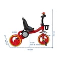 thumbnail image 4 of Triciclo The Baby Shop  con porta vaso, sonido y luz Rojo -, 4 of 6