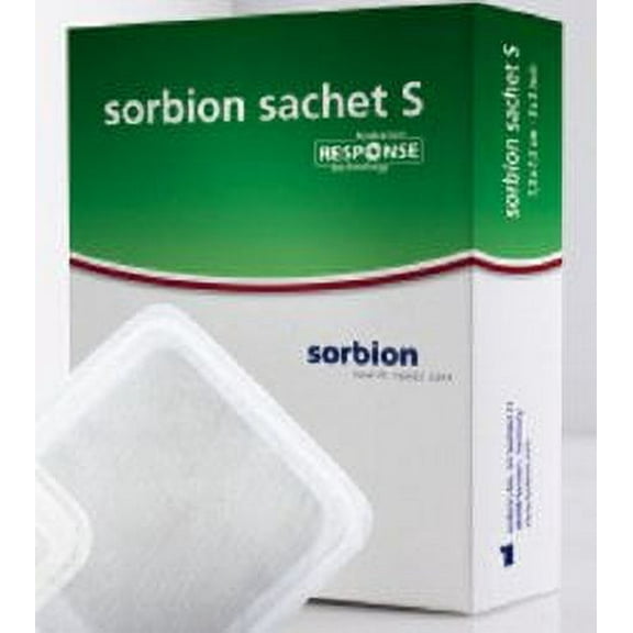 Cutimed Sorbion Sachet S Wound Dressing Cellulose / Gel Forming Polymer 4 X 4 Inch, 7323206 - Box of 10