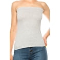 thumbnail image 2 of Women's 3-Pack Tube Tops ? Elastic Top Lightweight Stretchy Fit, 2 of 4