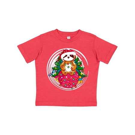 

Inktastic Christmas Sloth Gift Toddler Boy or Toddler Girl T-Shirt