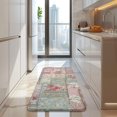 thumbnail image 4 of Pioneer Flower Floral Print Pattern Kitchen Rug Mat,Kitchen Runner Rugs Non Skid Washable,Decorative Kitchen Floor Mats for Kitchen,Sink,Laundry,17"x47.2", 4 of 7