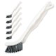 thumbnail image 1 of Juego de 6 cepillos limpiadores de lechada – Cepillos de limpieza de detalles y fregado de cerdas rígidas para uso doméstico en bañera, ducha, cocina, pisos de azulejos, ranuras para fregadero, rieles, 1 of 5