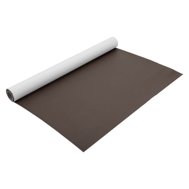 Parche de reparación de cuero autoadhesivo Unique Bargains con fuerte pegajosidad 30"x16" cinta de reparación de cuero de cuero PU marrón oscuro 1 pieza