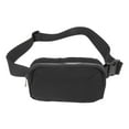 thumbnail image 4 of Riñonera para mujer, riñonera portátil ajustable de nailon para mujer o senderismo al aire libre, compras, deportes, negro, 4 of 5