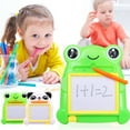 thumbnail image 2 of 1 Set Tableau de Dessin Réutilisable Portable Forme d'Animal de Dessin Animé Bloc-Notes Magnétique Jouet Éducatif pour Enfants Cadeaux, 2 of 8